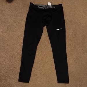 Nike Pro Men's Black Leggings